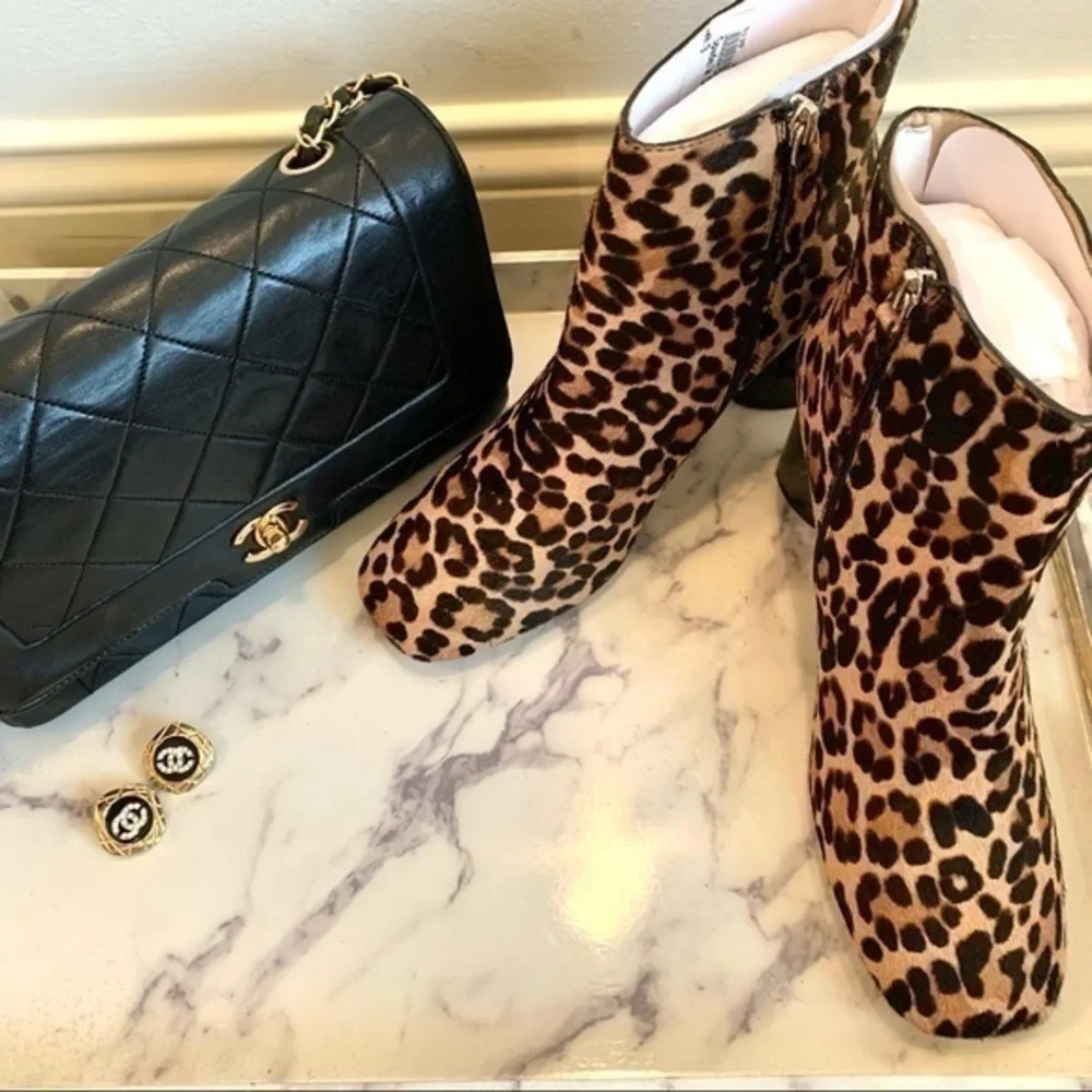 KATE SPADE Rudy Boots Leopard Print in Size 9